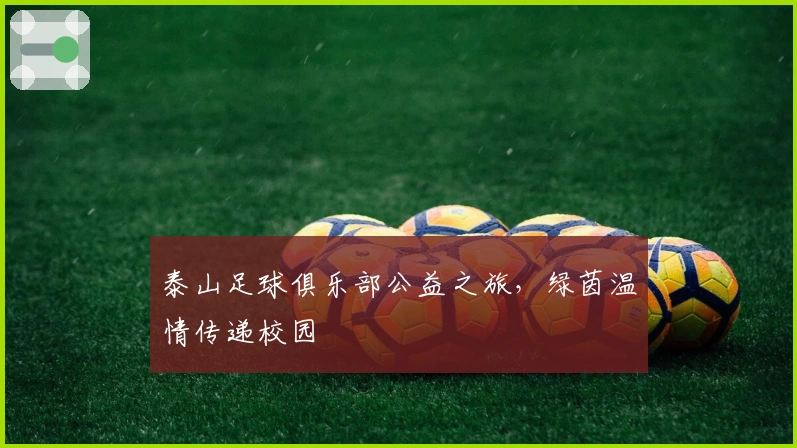 泰山足球俱乐部公益之旅,绿茵温情传递校园
